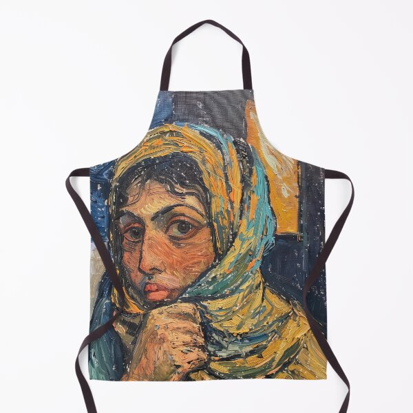 Item preview, Algerian woman | Painting in the style of Vincent van Gogh designed and sold by ComicsFactory.