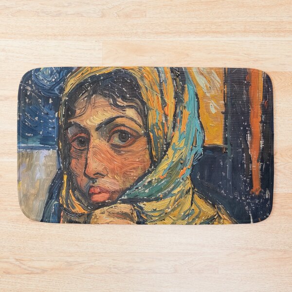 Item preview, Algerian woman | Painting in the style of Vincent van Gogh designed and sold by ComicsFactory.