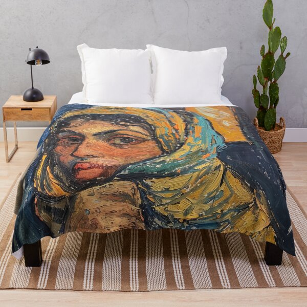 Item preview, Algerian woman | Painting in the style of Vincent van Gogh designed and sold by ComicsFactory.