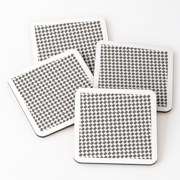 Item preview, Black & White Weaving Line Dashes Grey Enduring Stencils designed and sold by Alchemy-A-La-G.