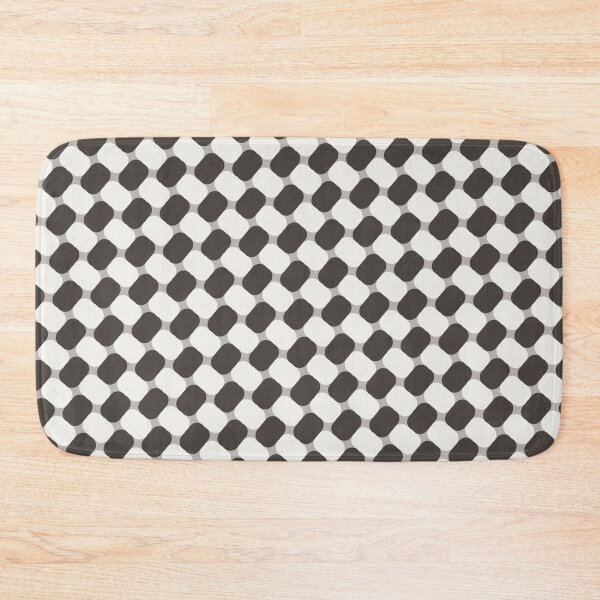 Item preview, Black & White Weaving Line Dashes Grey Enduring Stencils designed and sold by Alchemy-A-La-G.