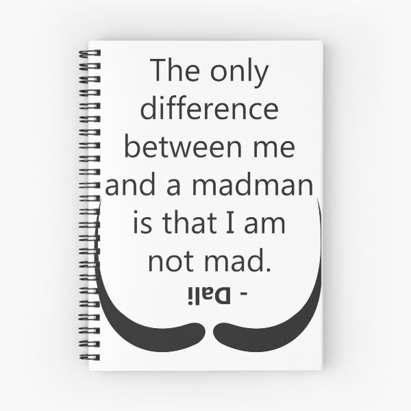 Item preview, Dali graphic art mad quote design designed and sold by GetItGiftIt.