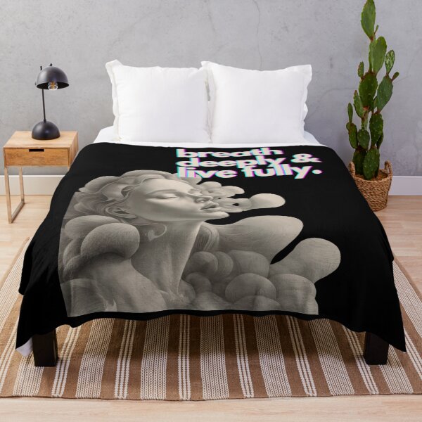 Item preview, Breat deeply and live fully for fans of mindfulness designed and sold by YenViolet.