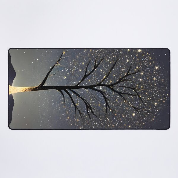 Item preview, Printed image of sparkling magical trees v2 designed and sold by JaReVa.