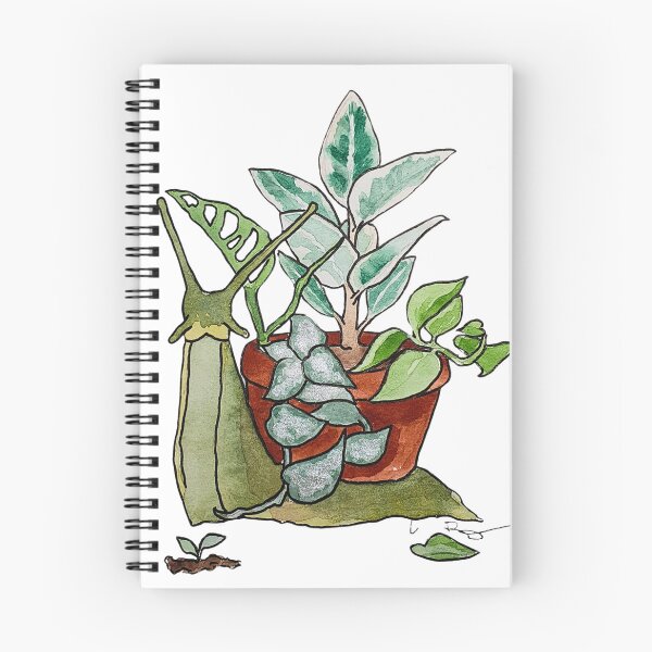 Item preview, Crazy plant snail designed and sold by mimberart.