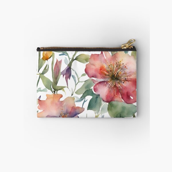 Item preview, Charming Aquarelle Flower: Soft Hues and Detailed Floral Pattern designed and sold by Blink Art Studio.