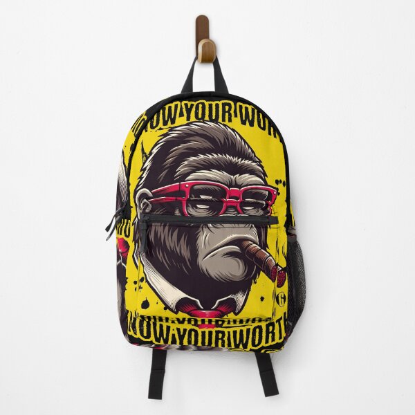Item preview, Know Your Worth - Motivational Quote Gorilla Boss Gift designed and sold by InkyGenies.