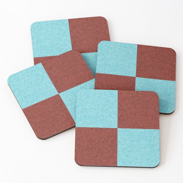 Item preview, Alternate squares Wavy Lines  designed and sold by ComicJo.