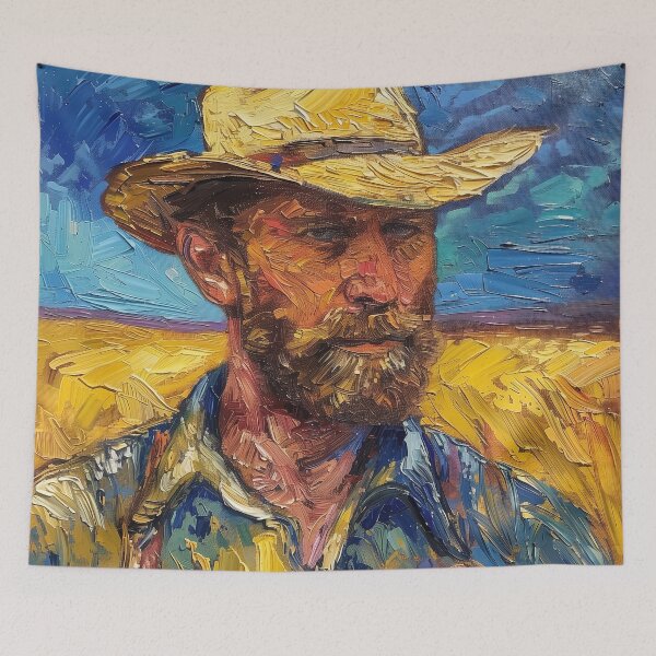 Item preview, Allan Quatermain | Painting in the style of Vincent van Gogh designed and sold by ComicsFactory.