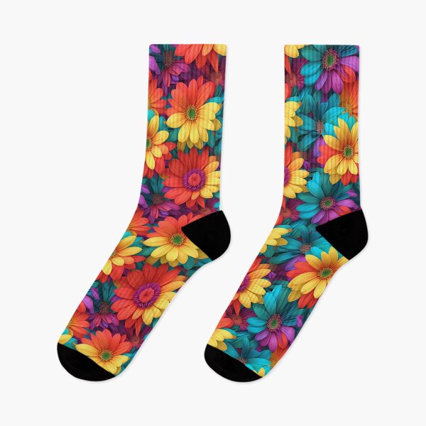 Item preview, 3 D Colorful Flower Pattern designed and sold by MargaretFasDes.