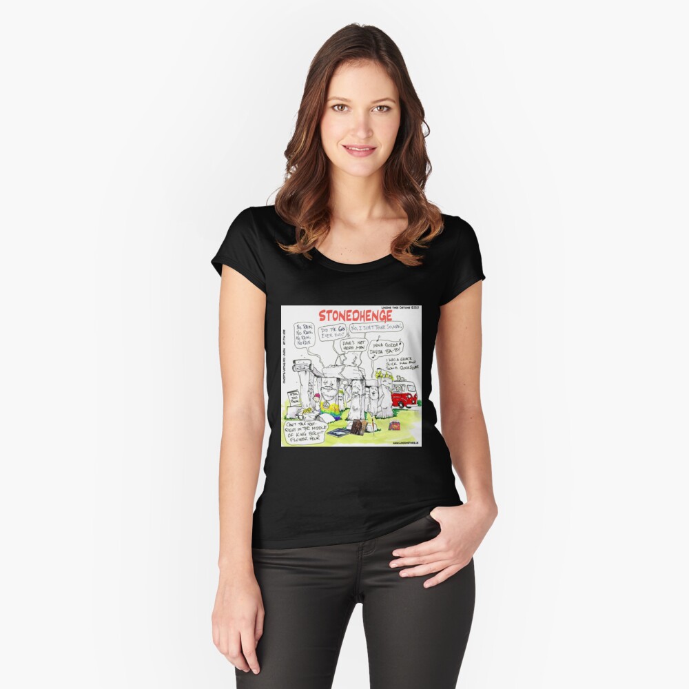 Item preview, Fitted Scoop T-Shirt designed and sold by ltcartoons.