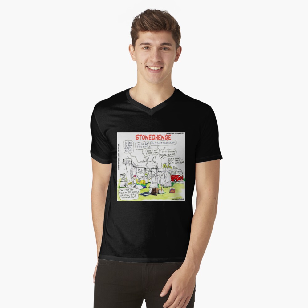 Item preview, V-Neck T-Shirt designed and sold by ltcartoons.