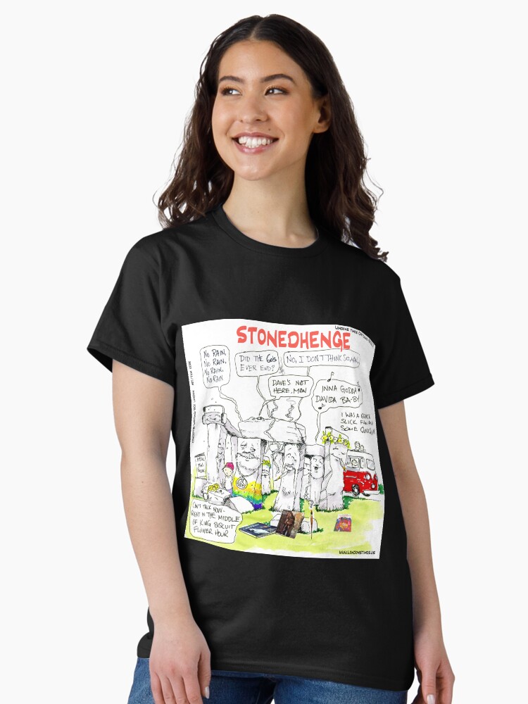 Thumbnail 2 of 7, Classic T-Shirt, Stonedhendge Vacation Spot 420 designed and sold by ltcartoons.