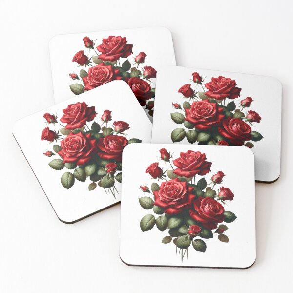 Item preview, Elegant Red Roses designed and sold by Blink Art Studio.
