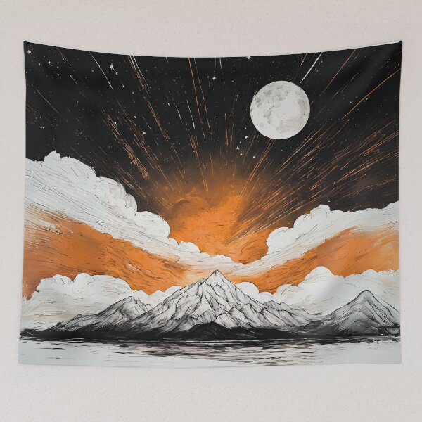Item preview, Vibrant Night Sky designed and sold by letsgetinspired.