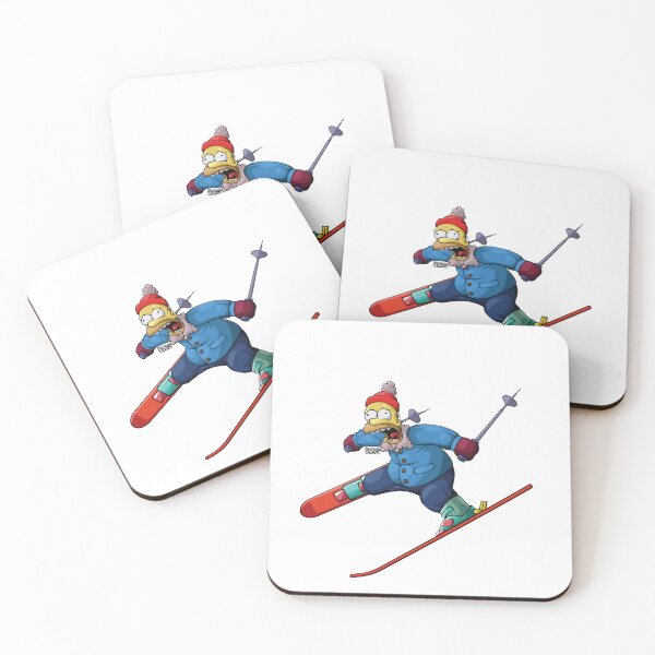 Item preview, Homer being hit by mounds of snow designed and sold by KomodoClown.