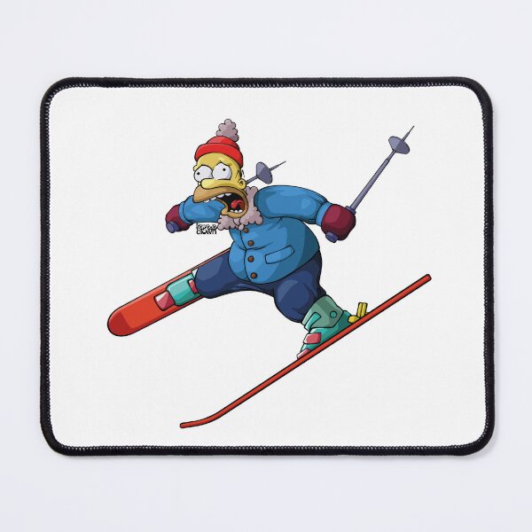 Item preview, Homer being hit by mounds of snow designed and sold by KomodoClown.