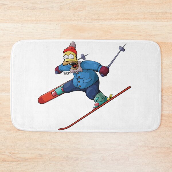 Item preview, Homer being hit by mounds of snow designed and sold by KomodoClown.