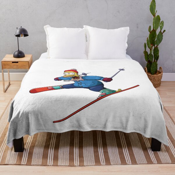 Item preview, Homer being hit by mounds of snow designed and sold by KomodoClown.