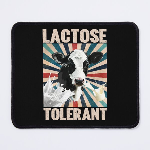 Item preview, Lactose Tolerant Funny Retro Cow Diary Lover designed and sold by stylesip.
