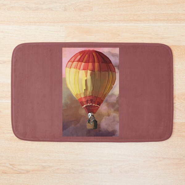 Item preview, #003 Skeleton in a Hot Air Balloon designed and sold by Jasmine Froley.