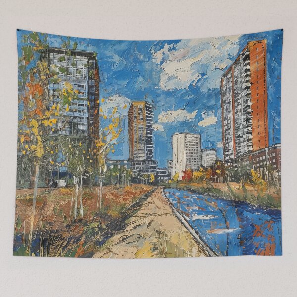 Item preview, Almere Netherlands | Painting in the style of Vincent van Gogh designed and sold by ComicsFactory.