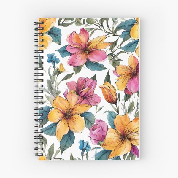 Item preview, Charming Colorful Flower: Soft Hues and Detailed Floral Pattern designed and sold by Blink Art Studio.