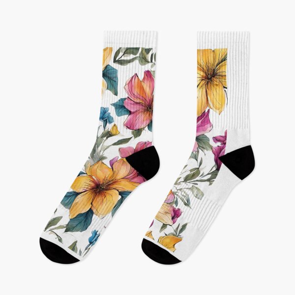 Item preview, Charming Colorful Flower: Soft Hues and Detailed Floral Pattern designed and sold by Blink Art Studio.