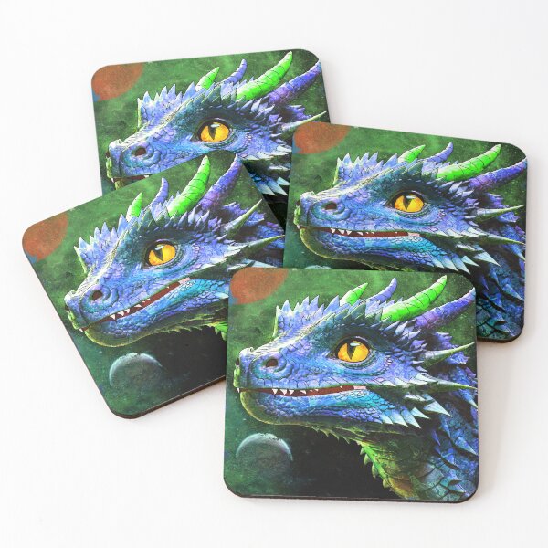 Item preview, Space Dragon blue designed and sold by Joanna Forbes.