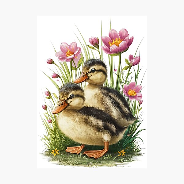 Item preview, Spring ducklings designed and sold by WildernessTints.