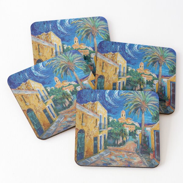 Item preview, Almería Spain | Painting in the style of Vincent van Gogh designed and sold by ComicsFactory.