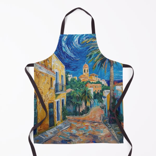 Item preview, Almería Spain | Painting in the style of Vincent van Gogh designed and sold by ComicsFactory.