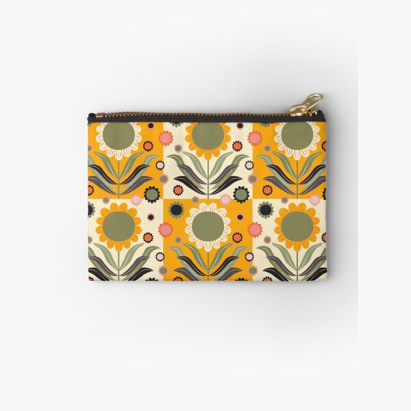 Item preview, Scandinavian Retro Flowers on yellow and white designed and sold by Anne-Leue.