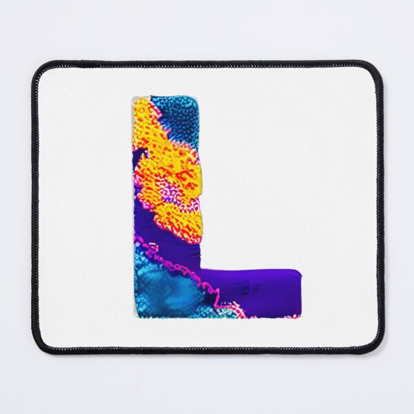 Item preview, letter L, monogram. typography collage. ABC art. gift designed and sold by Minibubb.