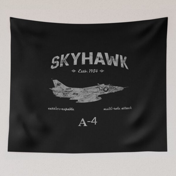 Item preview, A-4 Skyhawk Jet Airplane Estb 1954 Vintage Style Pilot designed and sold by RealPilotDesign.