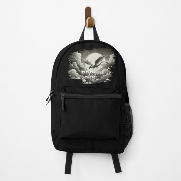 Item preview, Power metal, black and white anime style designed and sold by Animetal-Shop.