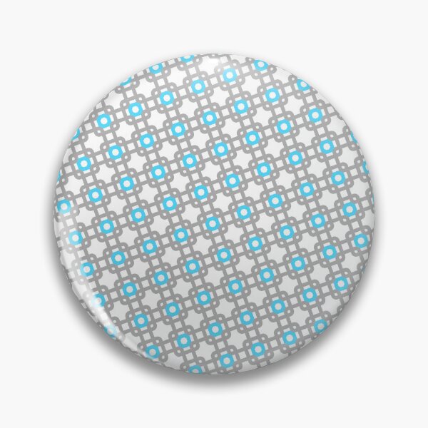 Item preview, Teal & Grey Chain Link Pattern Chinese Enduring Stencils designed and sold by Alchemy-A-La-G.