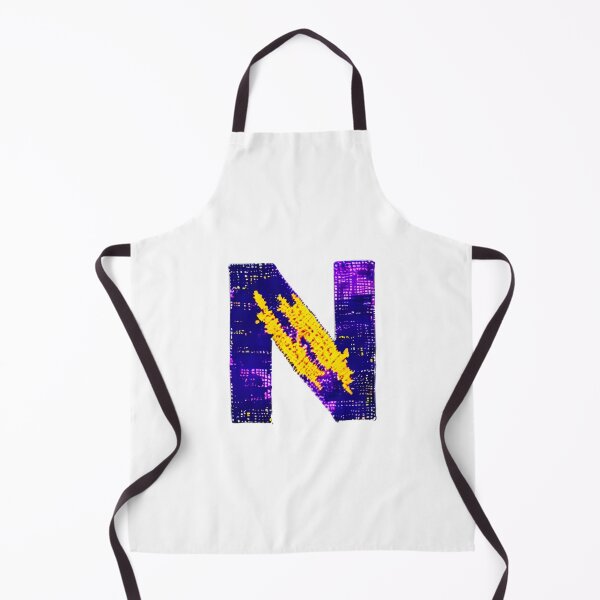 Item preview, letter N, monogram. typography collage. ABC art. gift designed and sold by Minibubb.