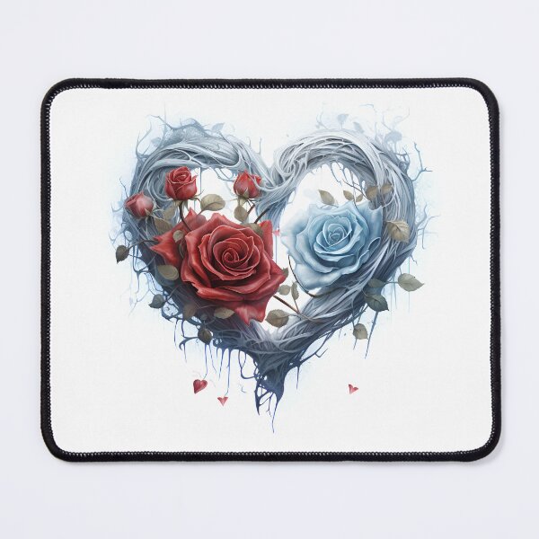 Item preview, Two roses in a heart designed and sold by BeaGraphicsDesign.