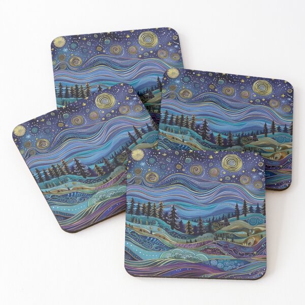 Item preview, Nighttime in the Valley designed and sold by ElevateAura.