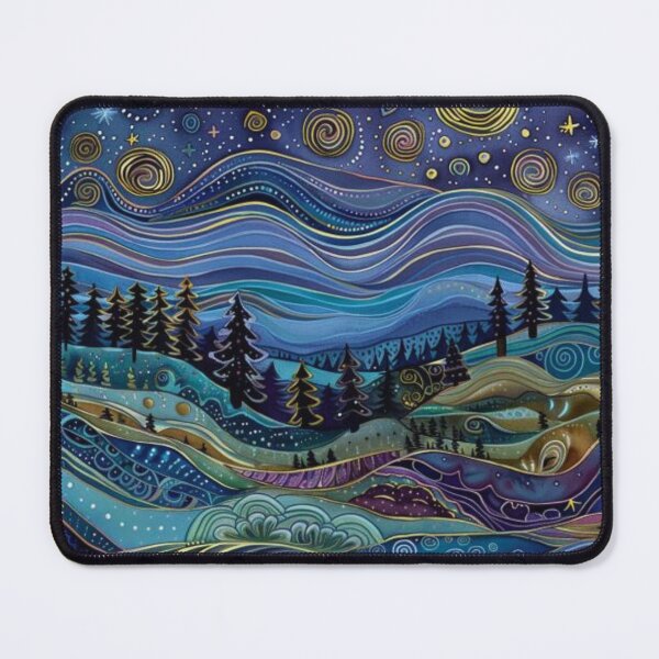 Item preview, Nighttime in the Valley designed and sold by ElevateAura.