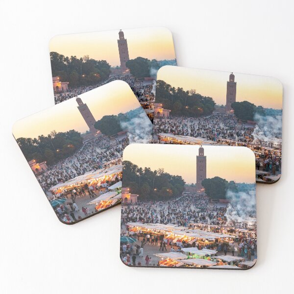 Item preview, The night market on Djemaa el Fna square designed and sold by fimreal.