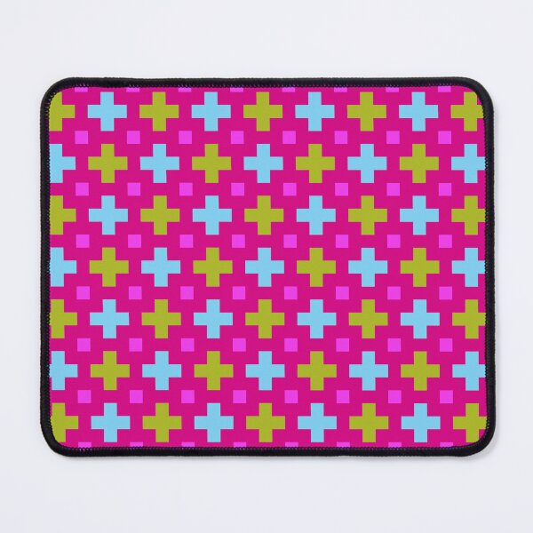 Item preview, magenta and multicolours crosses designed and sold by pakanta.