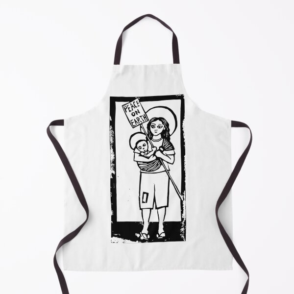 Item preview, Mary and Jesus Linocut Image designed and sold by SarahFullerArt.