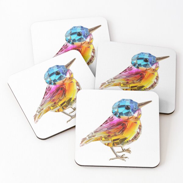 Item preview, Colourful Crystal Glass Bird Figurine designed and sold by Graphics By Craig.