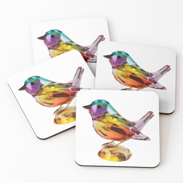 Item preview, Colourful Crystal Glass Bird Figurine designed and sold by Graphics By Craig.