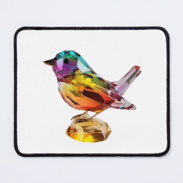 Item preview, Colourful Crystal Glass Bird Figurine designed and sold by Graphics By Craig.