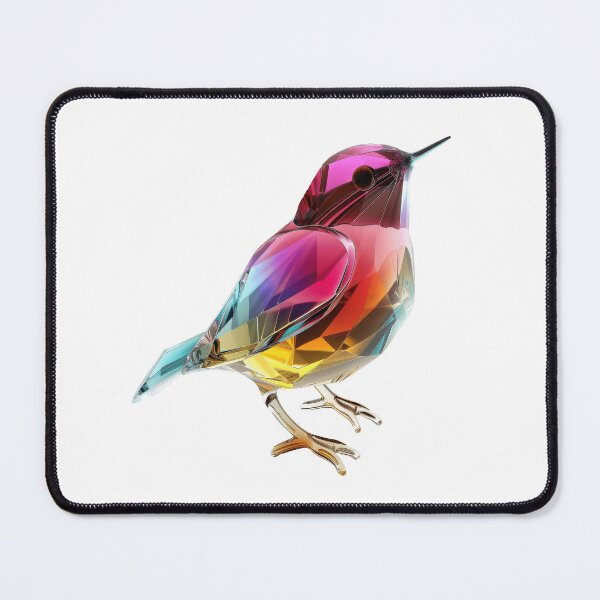 Item preview, Colourful Crystal Glass Bird Figurine designed and sold by Graphics By Craig.