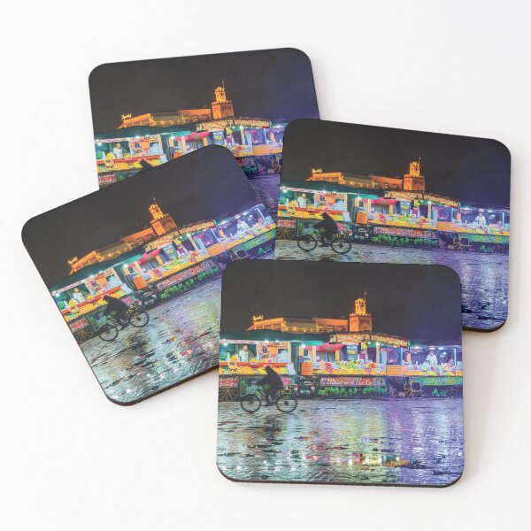 Item preview, Rainy night scene of the Jemaa el-Fnaa square designed and sold by fimreal.