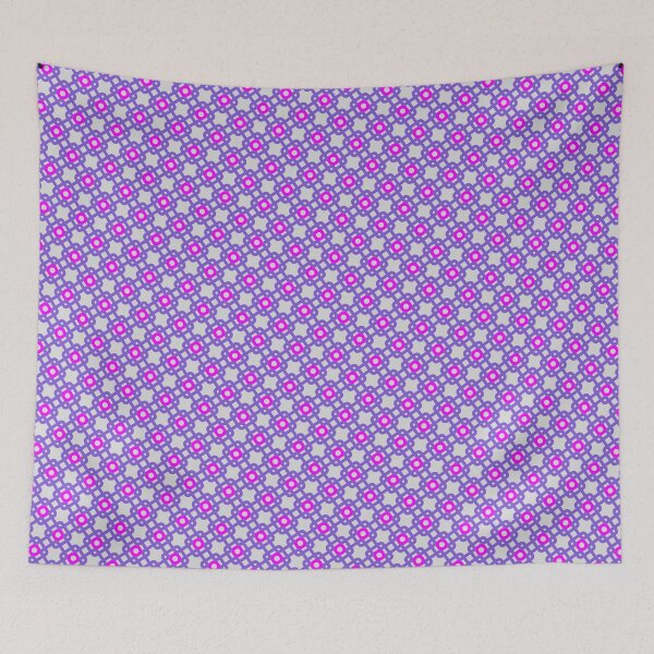 Item preview, Pink & Purple Chain Link Pattern Chinese Enduring Stencils designed and sold by Alchemy-A-La-G.